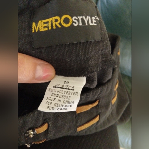 Metrostyle size 18 black slacks - Picture 2 of 5